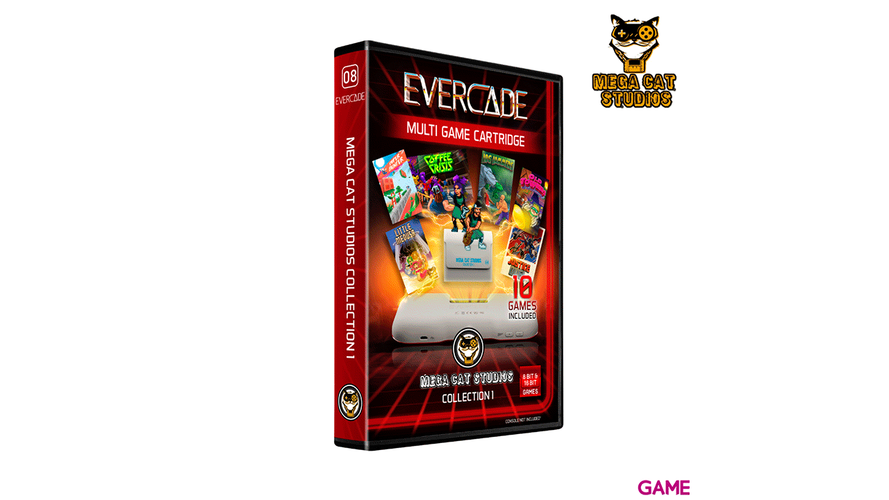 Cartucho Evercade Mega Cat 1