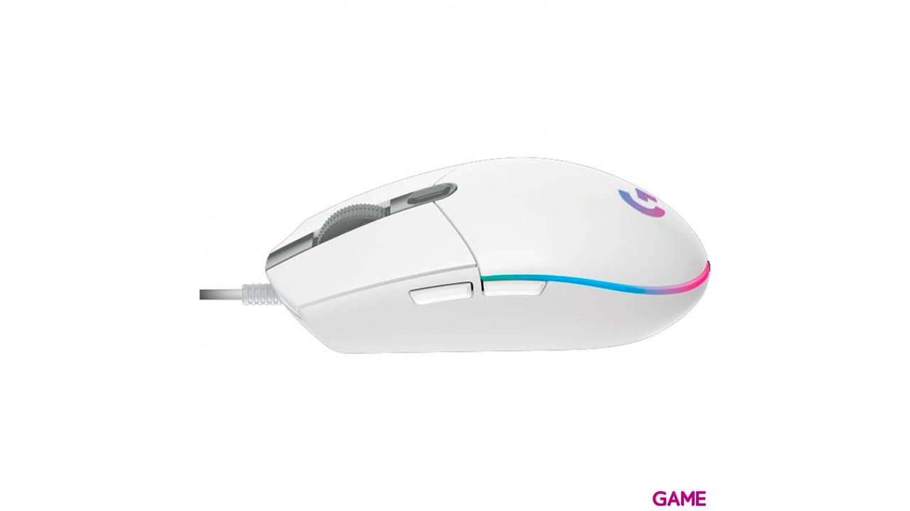 Logitech G203 LIGHTSYNC 2nd Gen Blanco RGB 8000 DPI - Raton Gaming