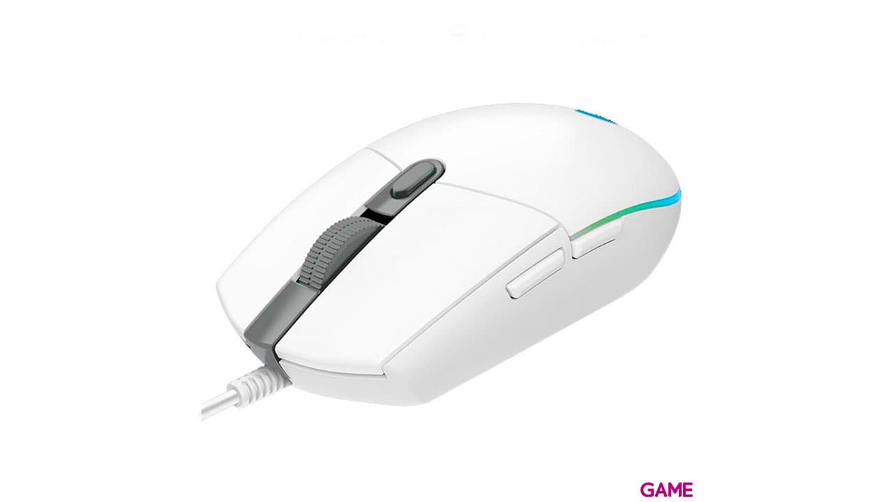 Logitech G203 LIGHTSYNC 2nd Gen Blanco RGB 8000 DPI - Raton Gaming