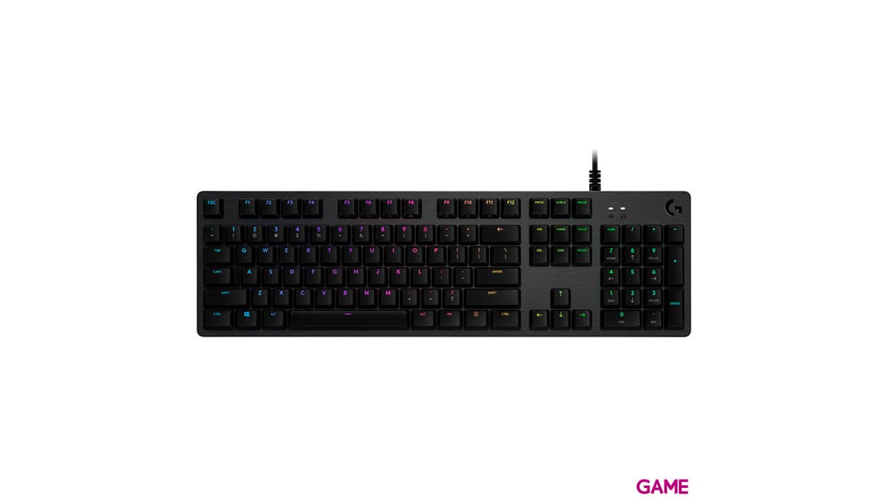 Logitech G512 Carbon Mecánico Switch GX Bronw RGB - Teclado Gaming