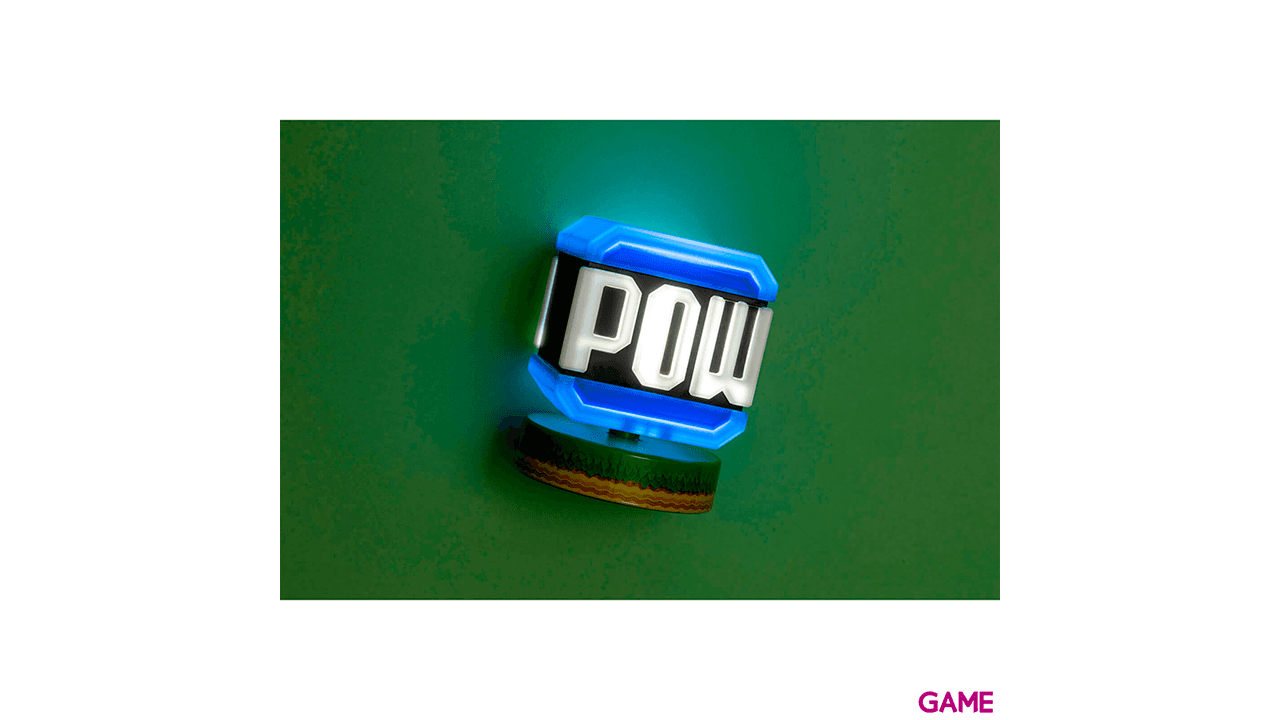 Lámpara Super Mario: Pow Block