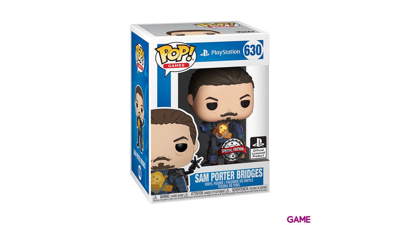 Figura POP Death Stranding: Sam con Armadura