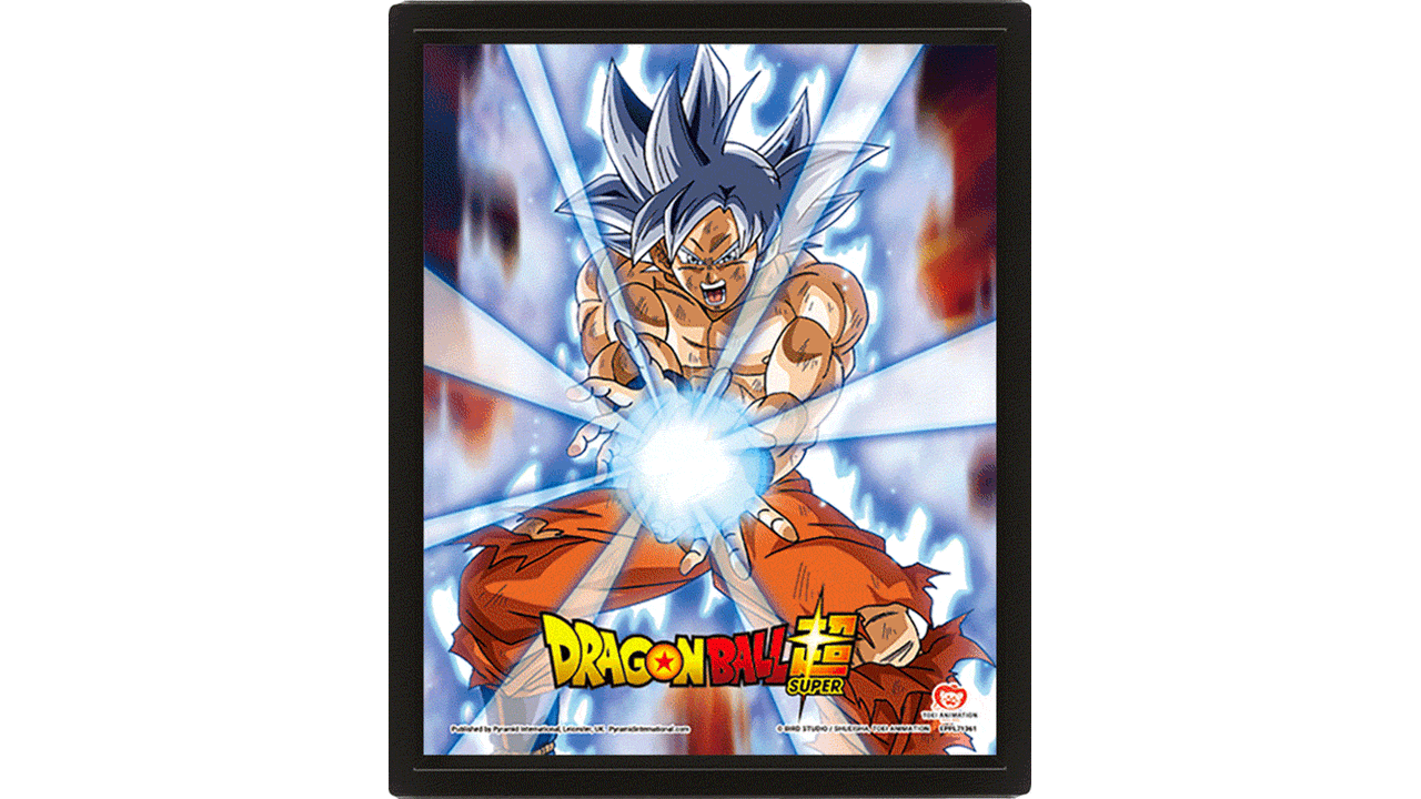 Cuadro 3D Dragon Ball Super: Ultra Instinct Kamehameha