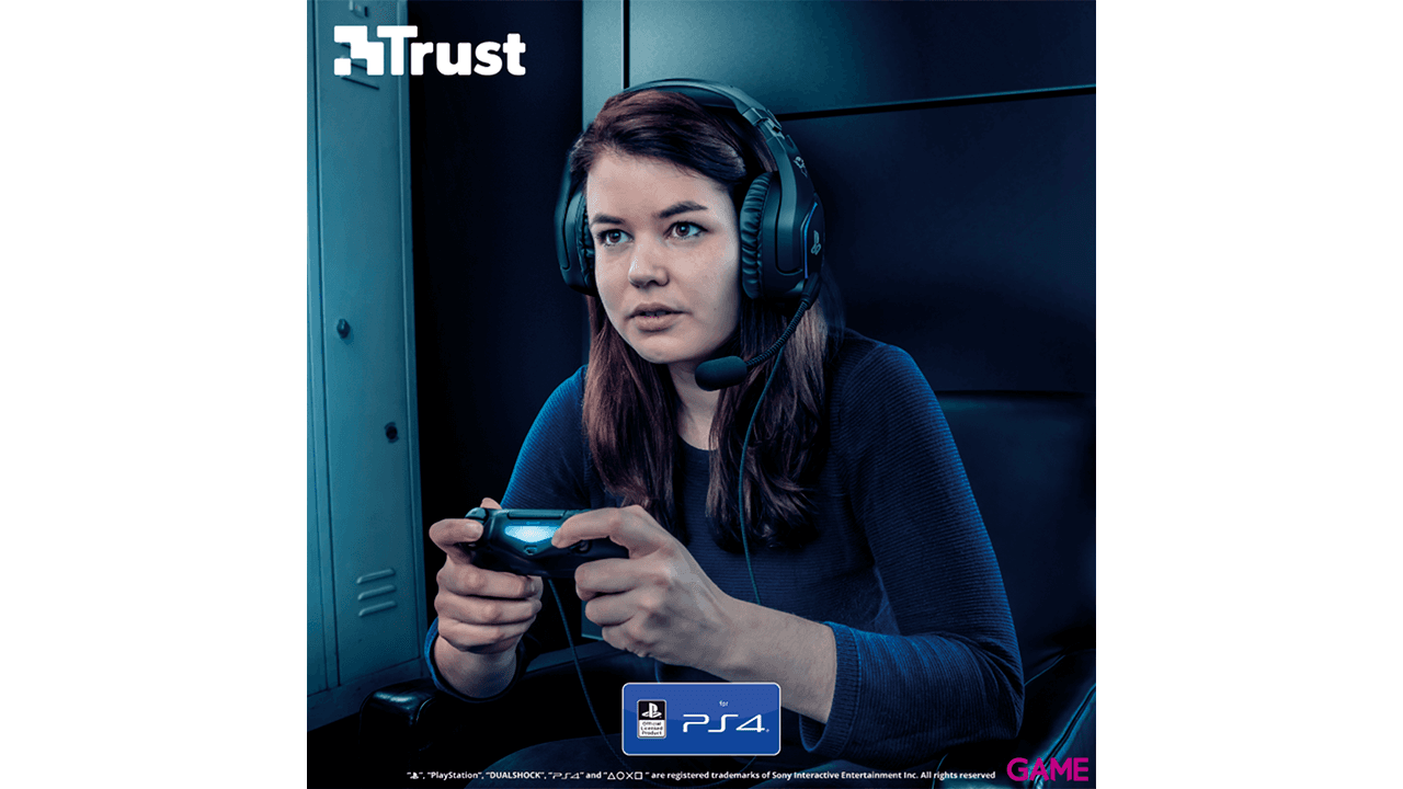Trust GXT488 Forze PC - PS5 - PS4 - Switch - Licencia PlayStation - Auriculares Gaming