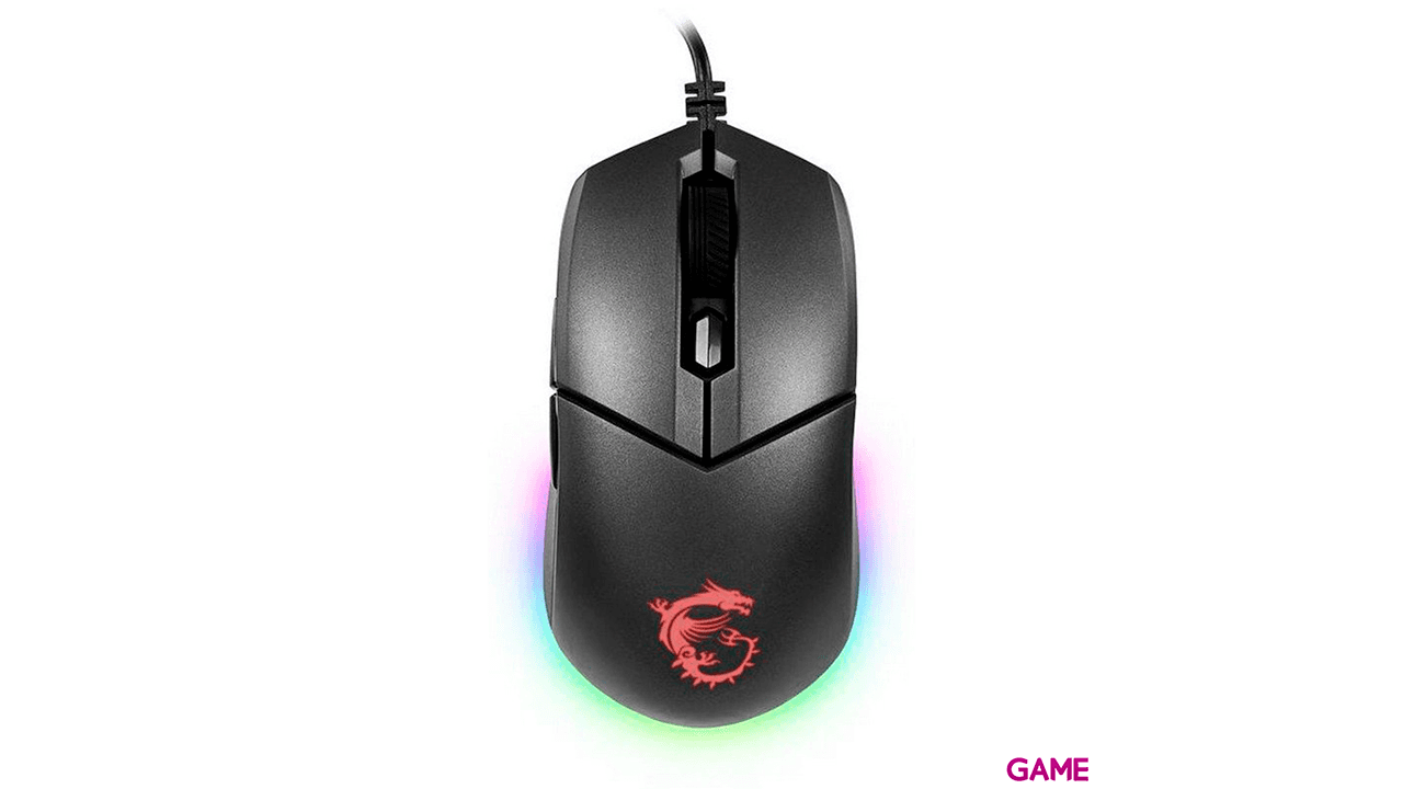 MSI Clutch GM11 5000 DPI RGB Negro- Raton Gaming