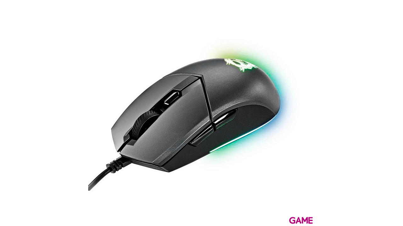 MSI Clutch GM11 5000 DPI RGB Negro- Raton Gaming