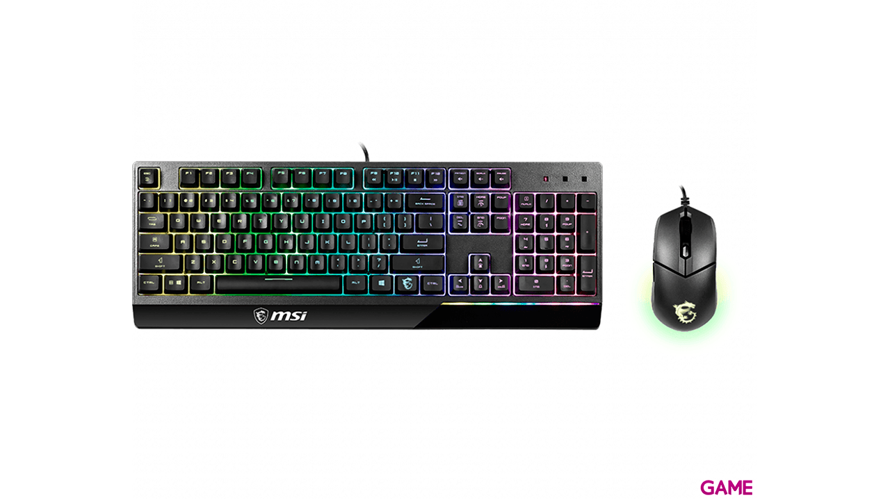 MSI Vigor GK30 Combo Teclado+Ratón RGB - Pack Gaming