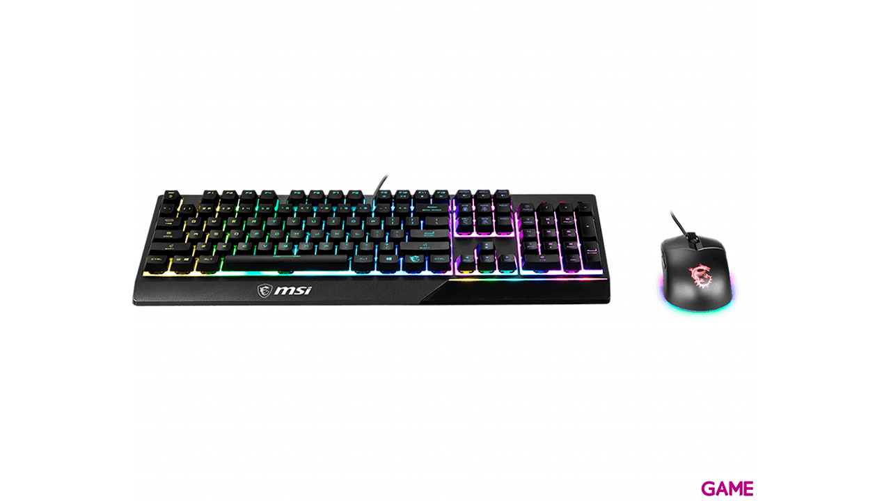 MSI Vigor GK30 Combo Teclado+Ratón RGB - Pack Gaming