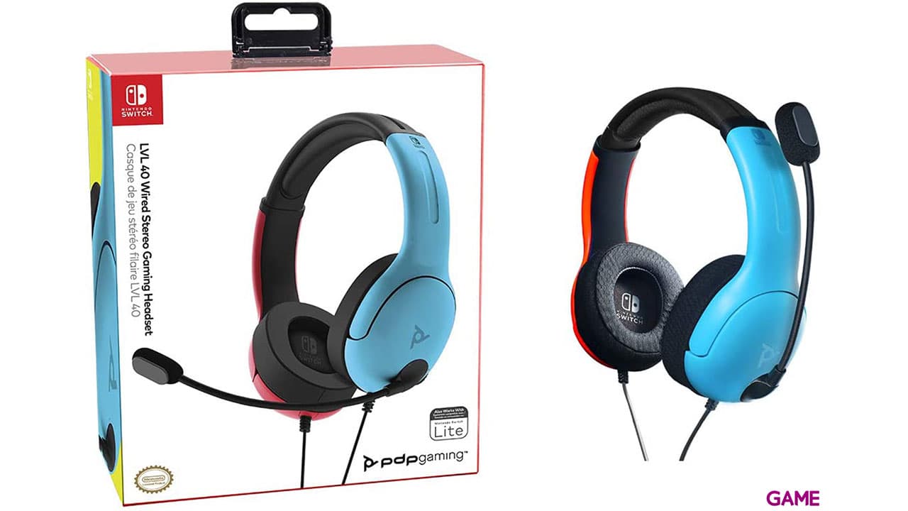 Auriculares PDP Airlirte Azul/Rojo -Licencia oficial-