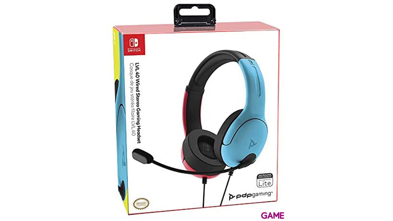 Auriculares PDP Airlirte Azul/Rojo -Licencia oficial-
