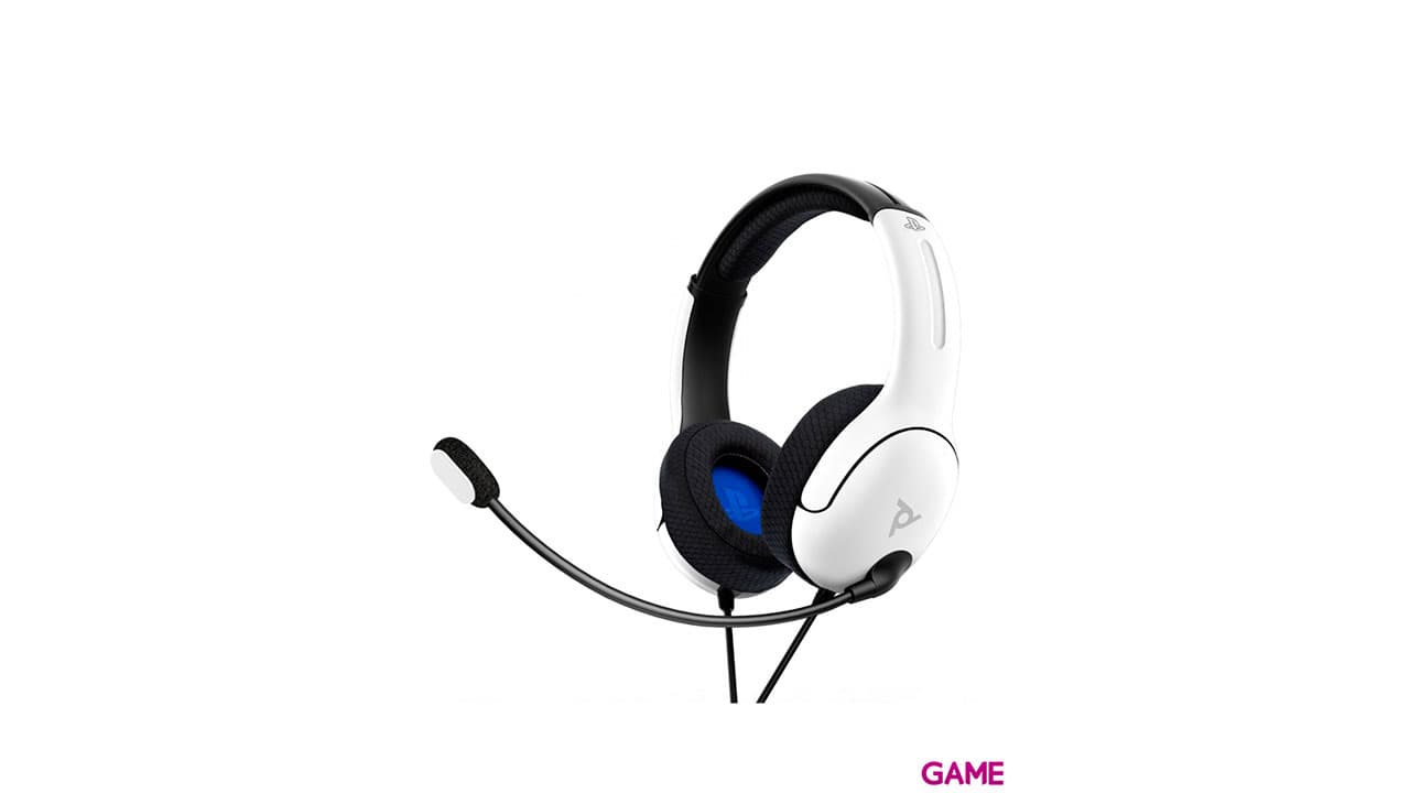 Auriculares PDP Airlite Blancos PS5-PS4 -Licencia oficial-