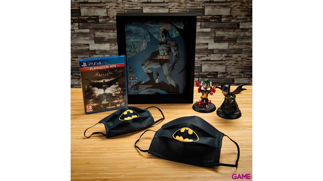 Mascarilla Batman Gris Grande