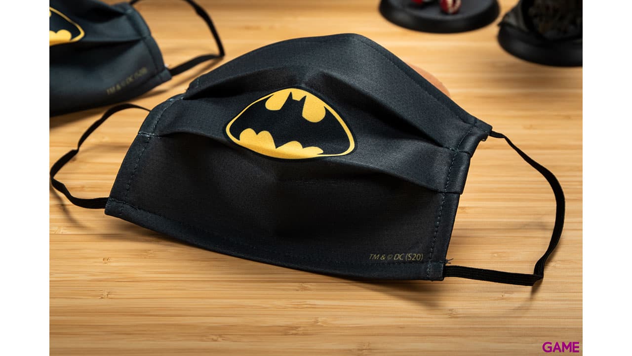 Mascarilla Batman Gris Grande