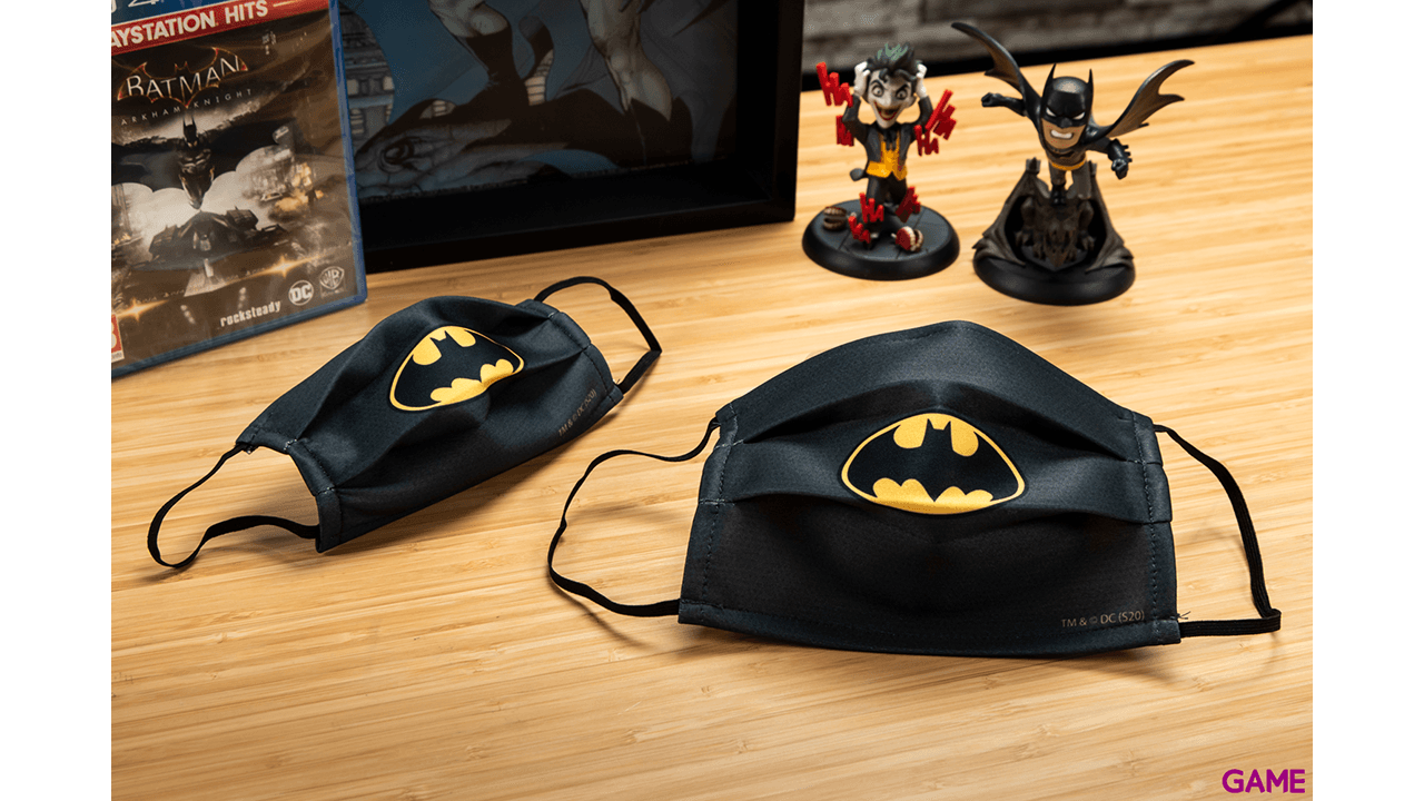 Mascarilla Batman Negro Pequeña