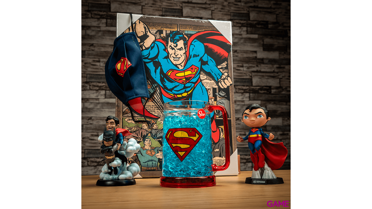 Mascarilla Superman Azul Oscuro Pequeña