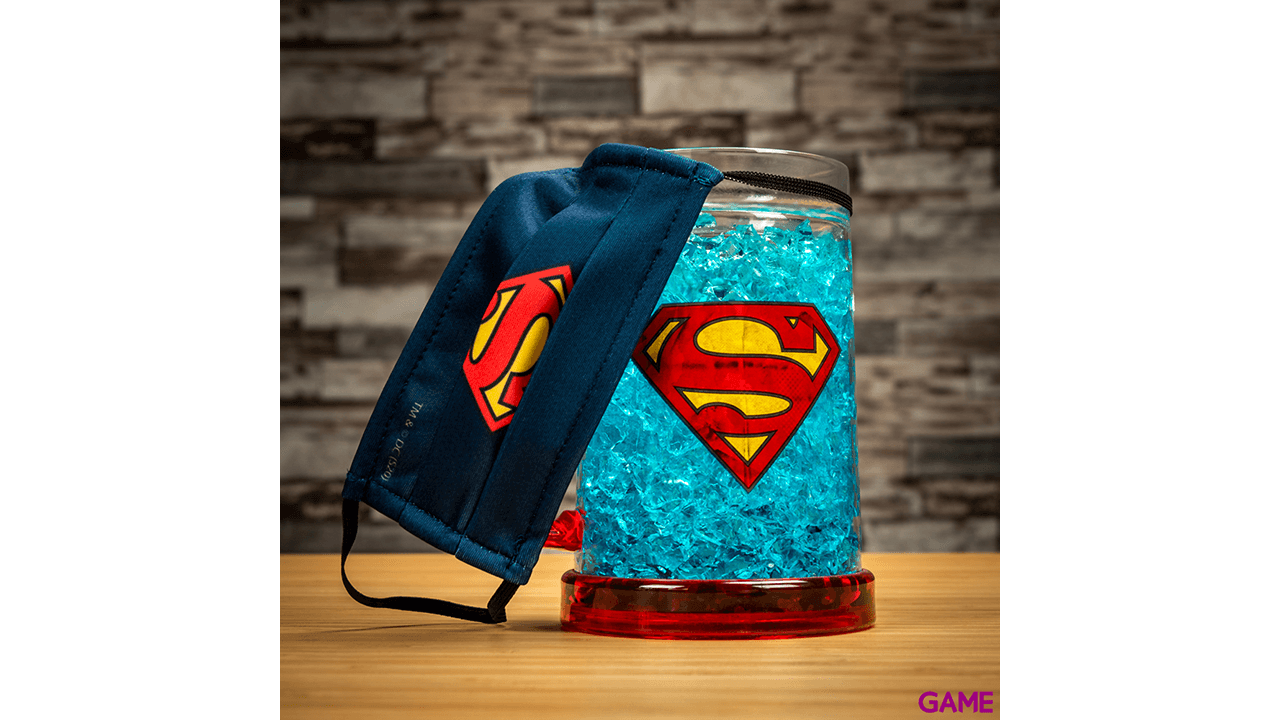 Mascarilla Superman Azul Oscuro Pequeña