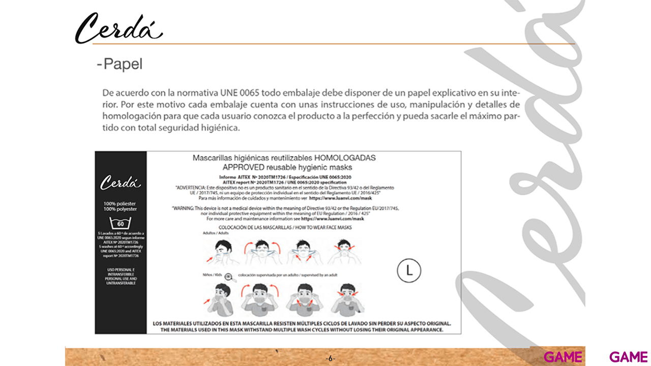 Mascarilla Wonder Woman Negro Mediana