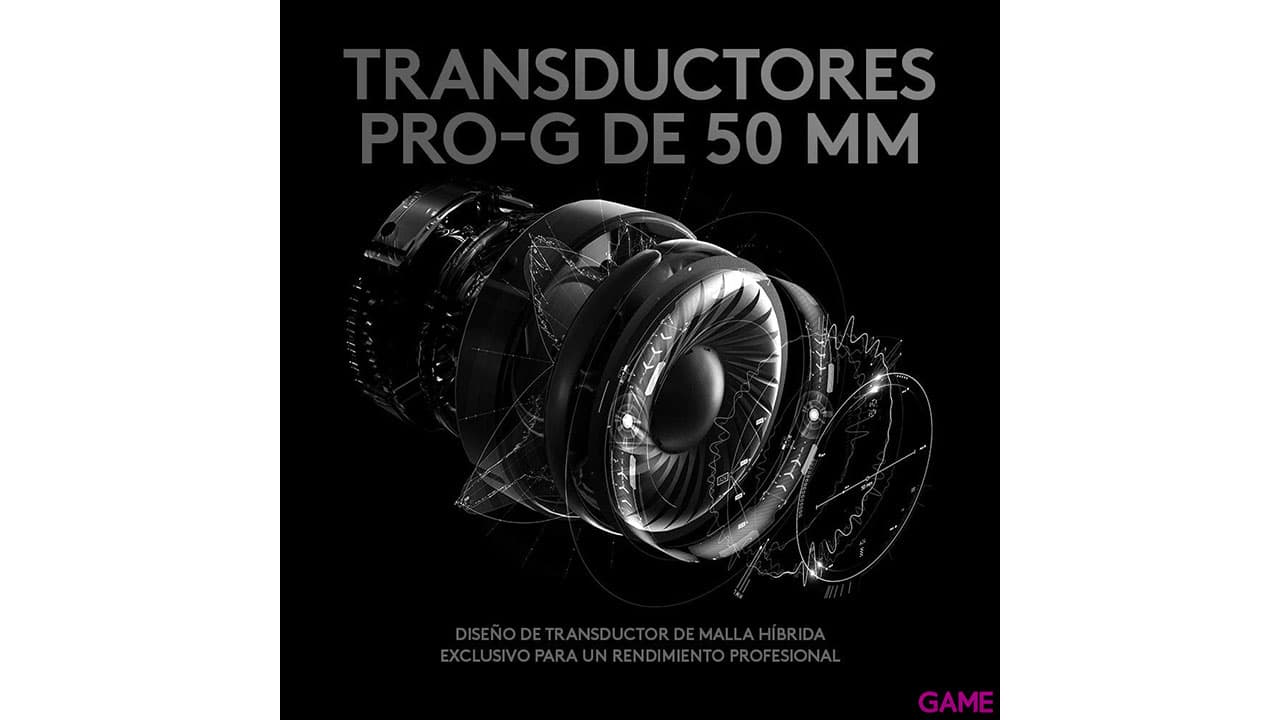 Logitech PRO X Wireless LIGHTSPEED USB - Auriculares Gaming Inalámbricos