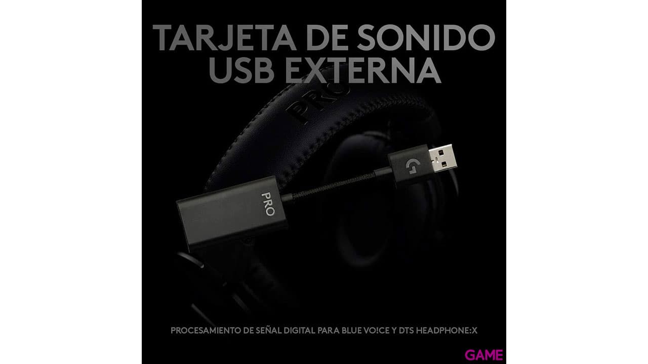 Logitech PRO X Wireless LIGHTSPEED USB - Auriculares Gaming Inalámbricos