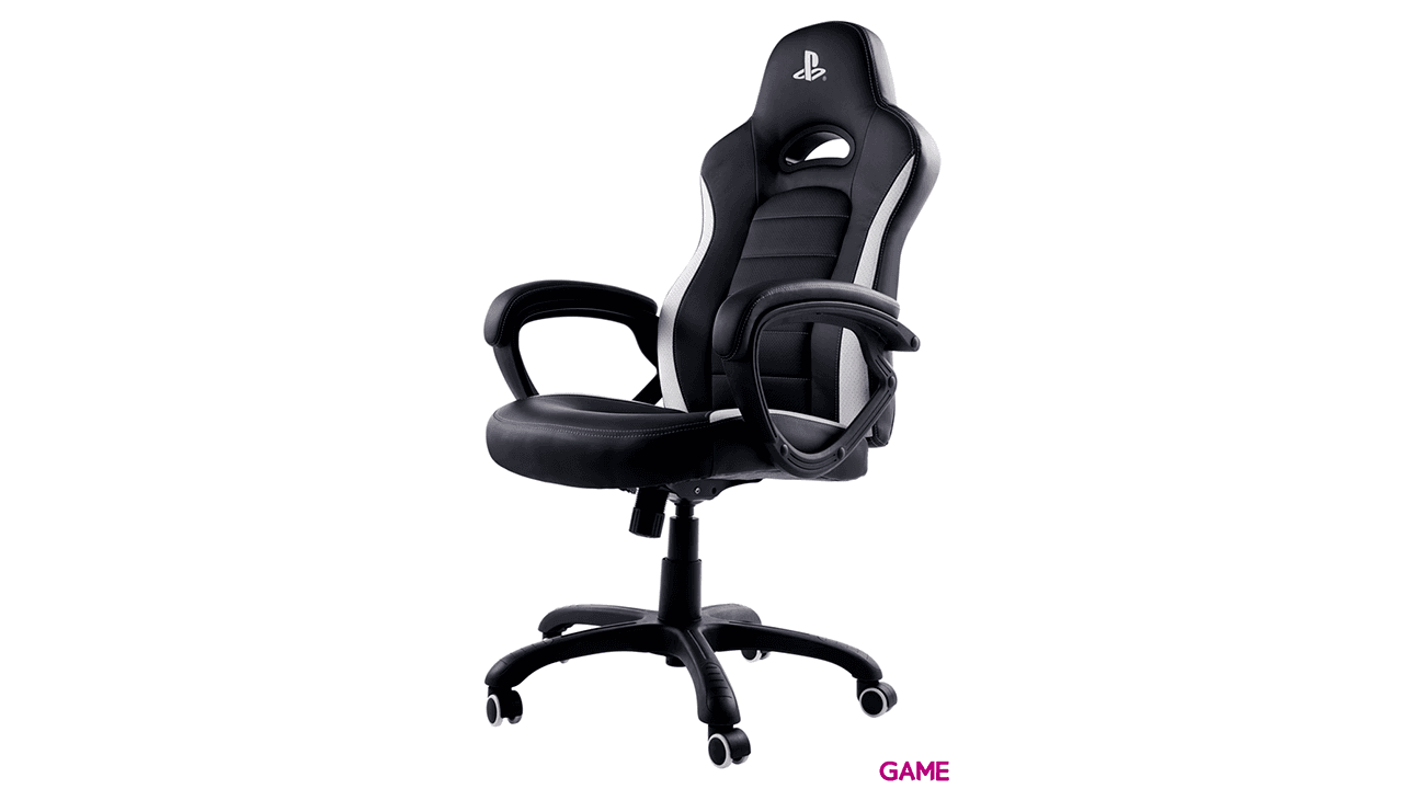 NACON CH-350 ESS Oficial Playstation Negro-Blanco - Silla Gaming