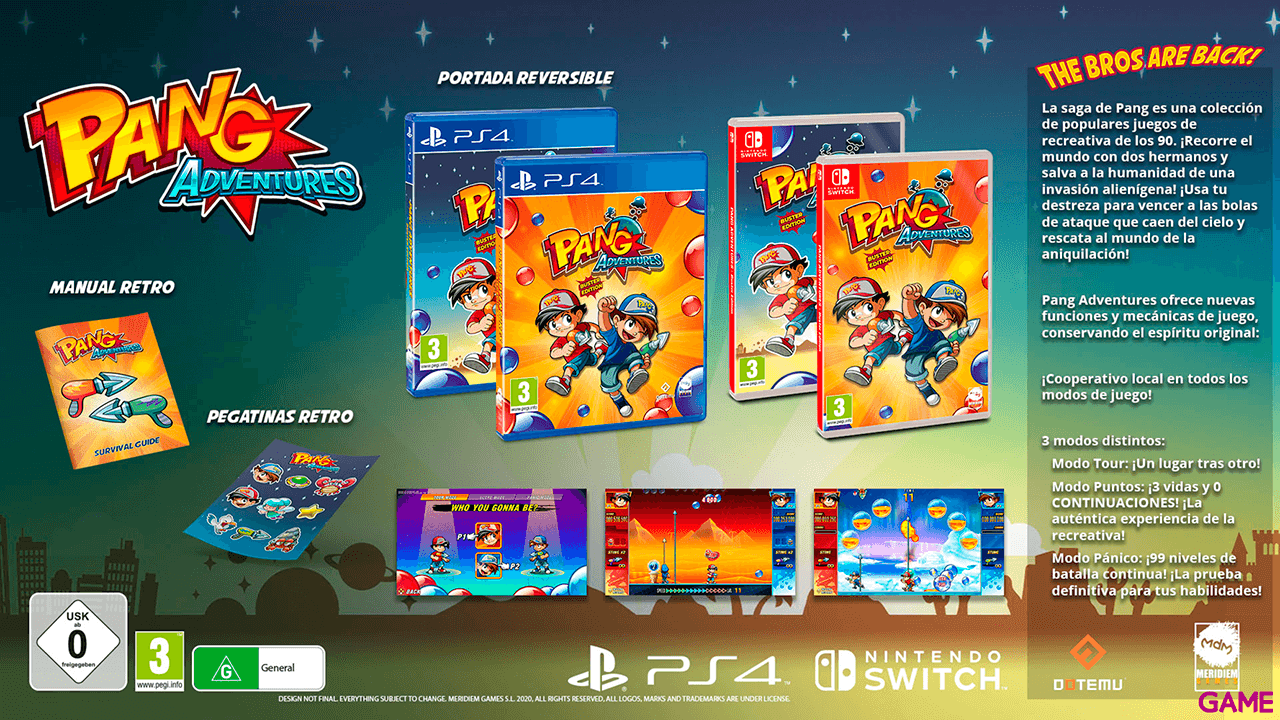 Pang Adventures Buster Edition