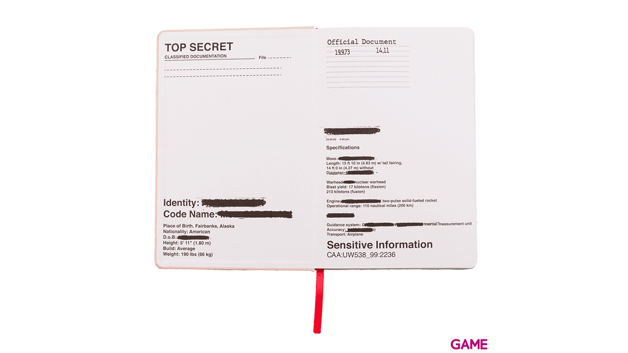 Cuaderno Call of Duty Cold War: Top Secret