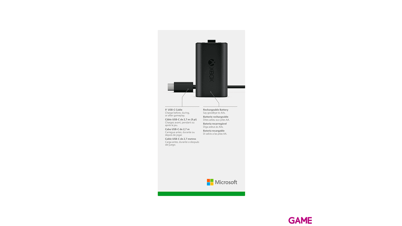 Kit de carga y juega Xbox One Series X