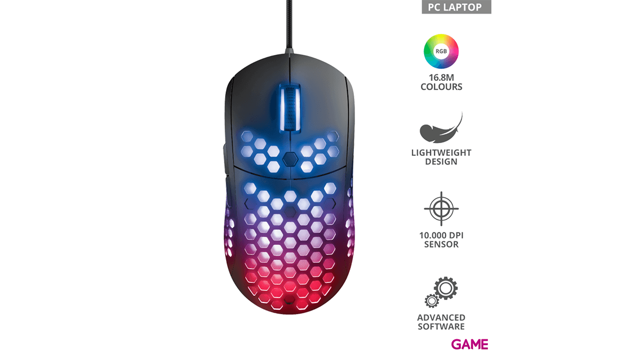 Trust GXT 960 10000 DPI RGB Ghaphin - Raton Gaming