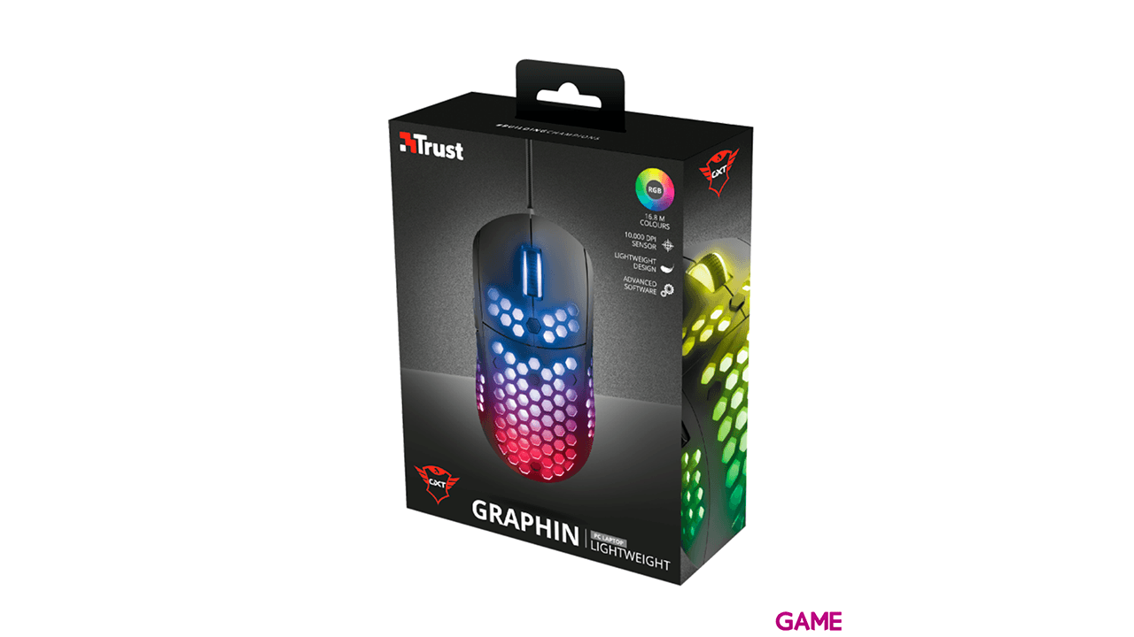 Trust GXT 960 10000 DPI RGB Ghaphin - Raton Gaming