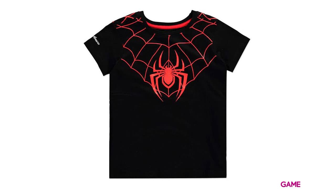 Camiseta Spider-Man Miles Morales Talla 134-140cms