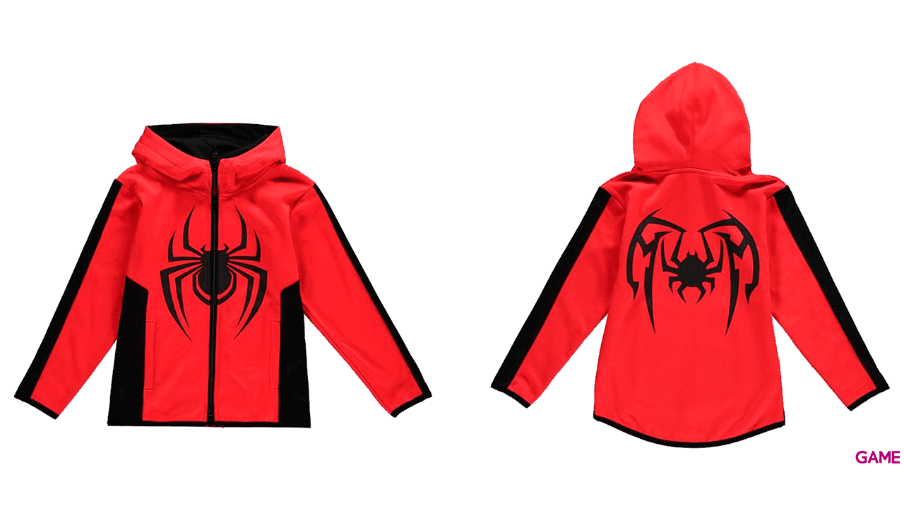 Sudadera Spider-Man Miles Morales Talla 98-104cms
