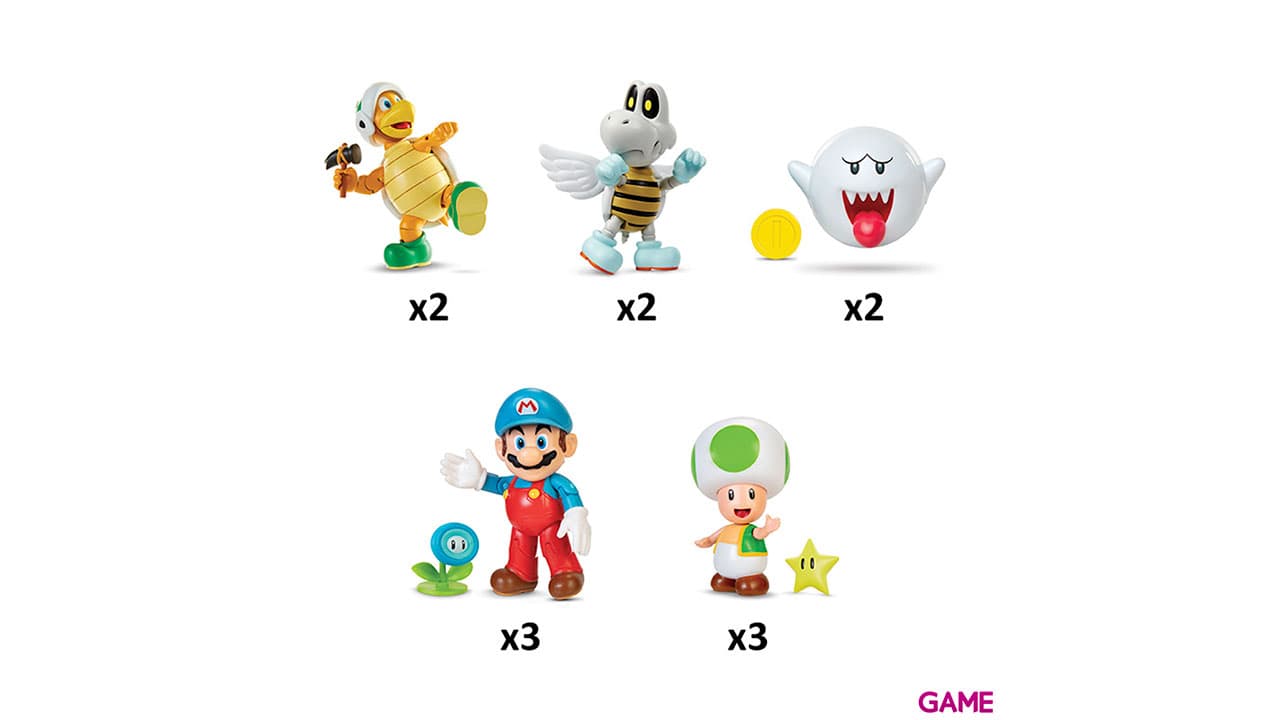 Figura Nintendo: Super Mario 10cm Surtido