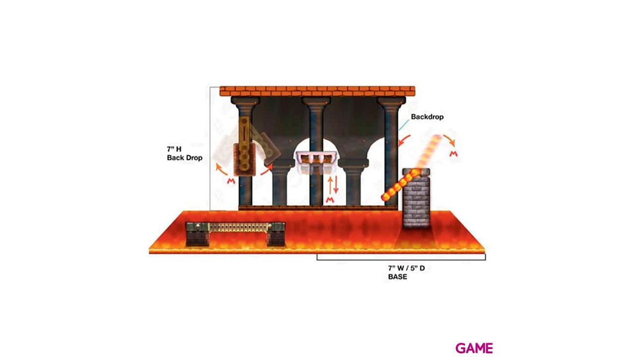 Playset Nintendo: Castillo De Lava