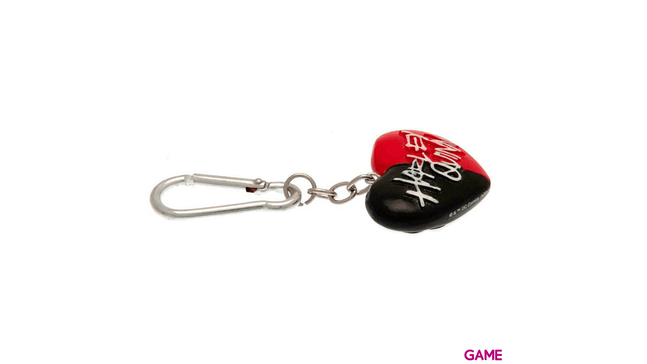Llavero de Poliresina DC: Harley Quinn Heart