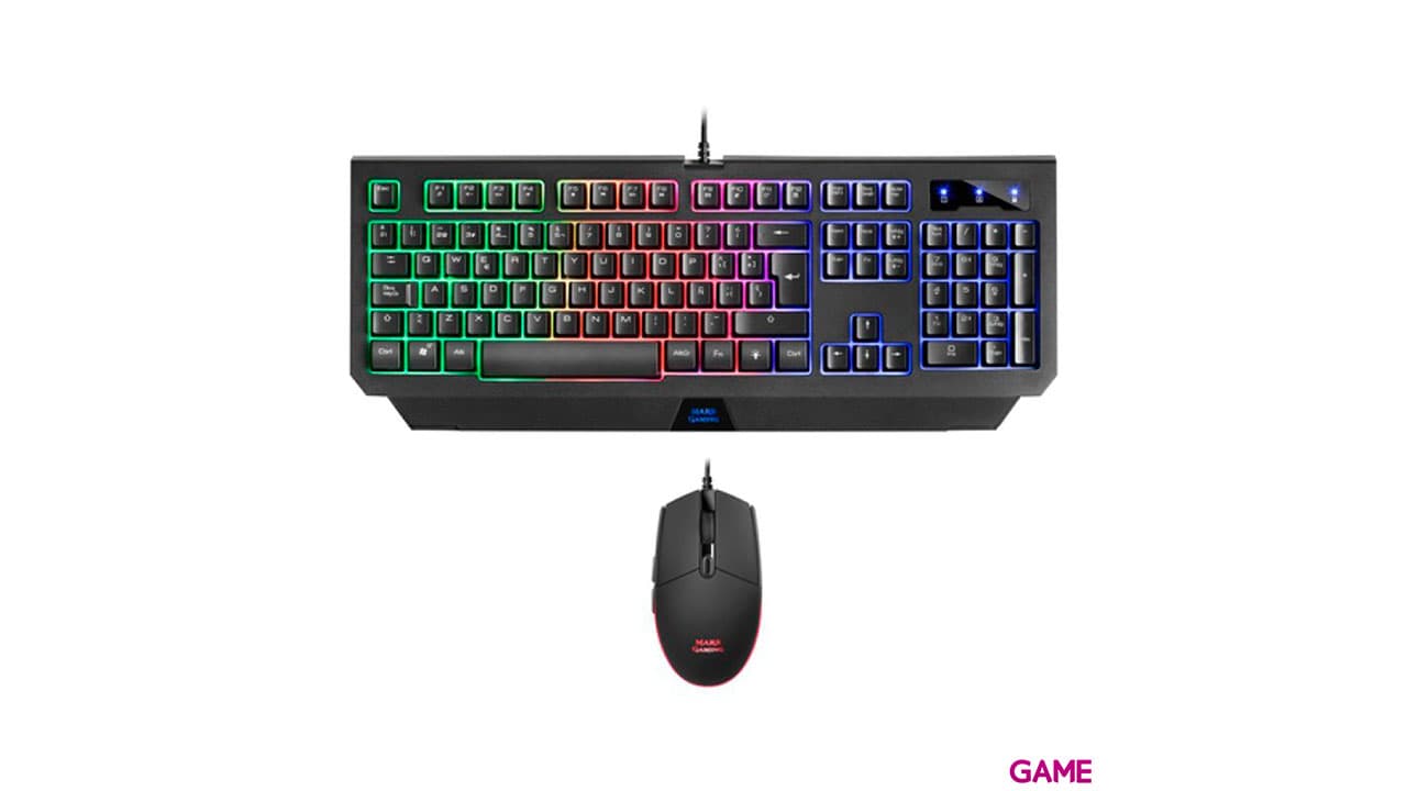 Mars Gaming MCP100 COMBO 2IN1 RGB - Pack Gaming