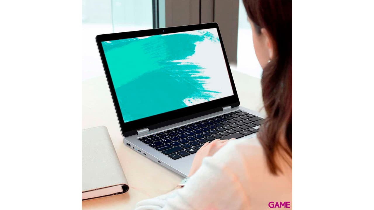 Prixton FLEX 13 Pro Convertible - 4GB - 64GB - 13,3´´ Táctil - W10 - Ordenador Portátil
