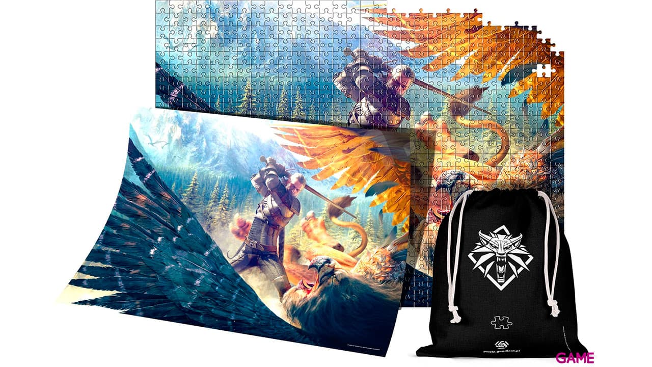Puzzle The Witcher: Pelea con Grifo 1.000 piezas