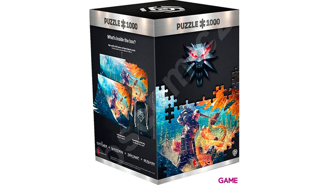 Puzzle The Witcher: Pelea con Grifo 1.000 piezas