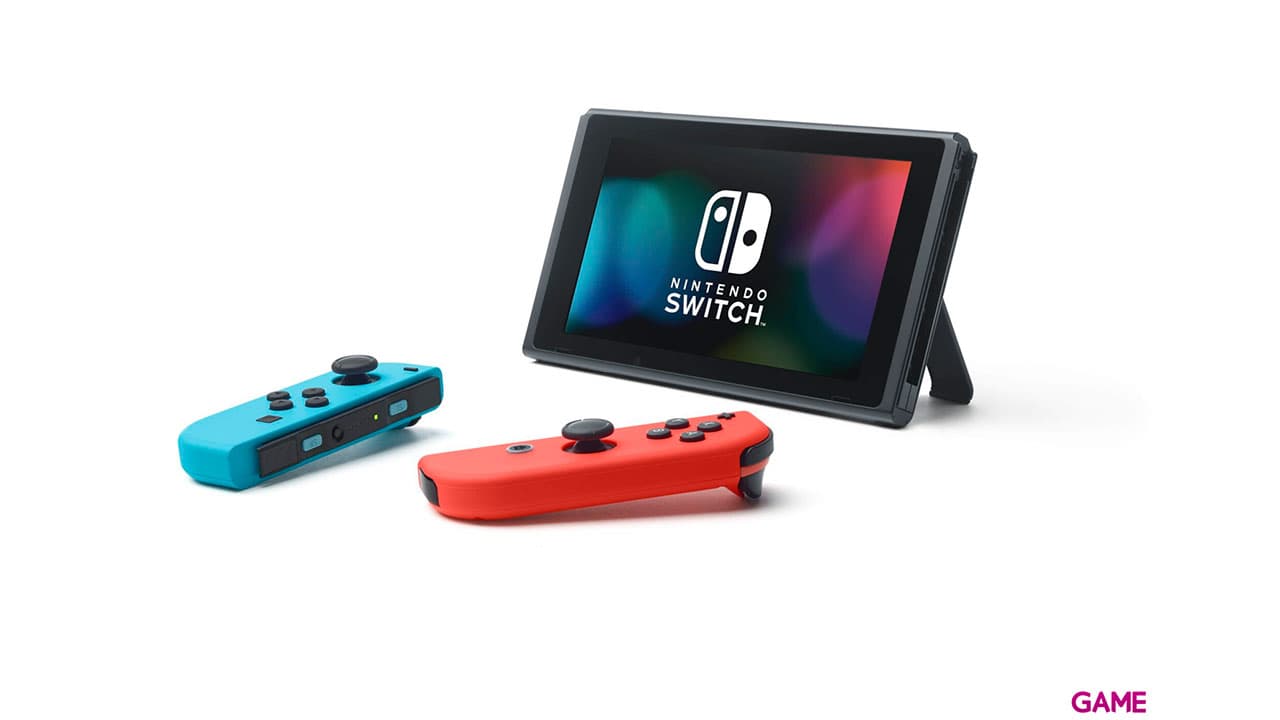 Nintendo Switch Azul Neon Rojo Neon + Ring Fit