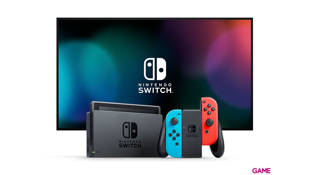 Nintendo Switch Azul Neon Rojo Neon + Ring Fit