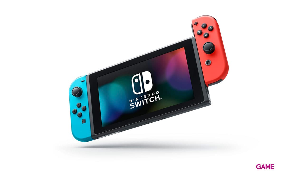Nintendo Switch Azul Neon Rojo Neon + Ring Fit
