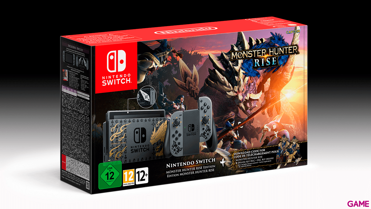 Nintendo Switch Edición Monster Hunter Rise