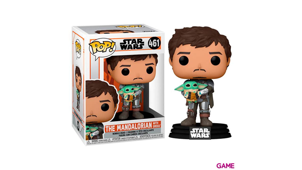 POP Star Wars: Mandalorian- Mando Holding Child