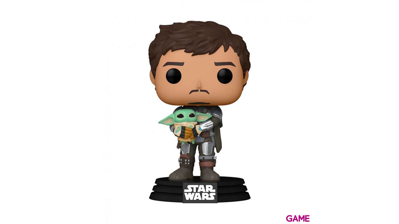 POP Star Wars: Mandalorian- Mando Holding Child