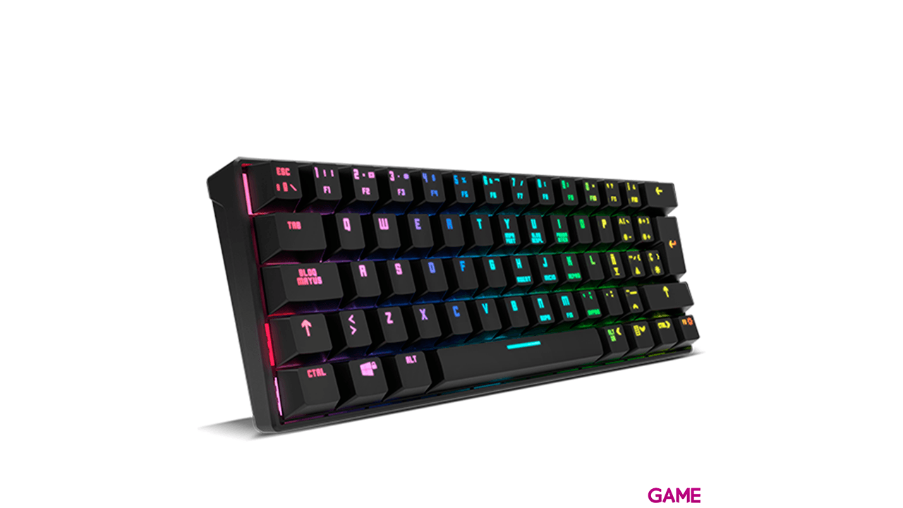 Krom Kluster RGB 60% Mecanico Bluetooth Spanish Layout - Teclado Gaming