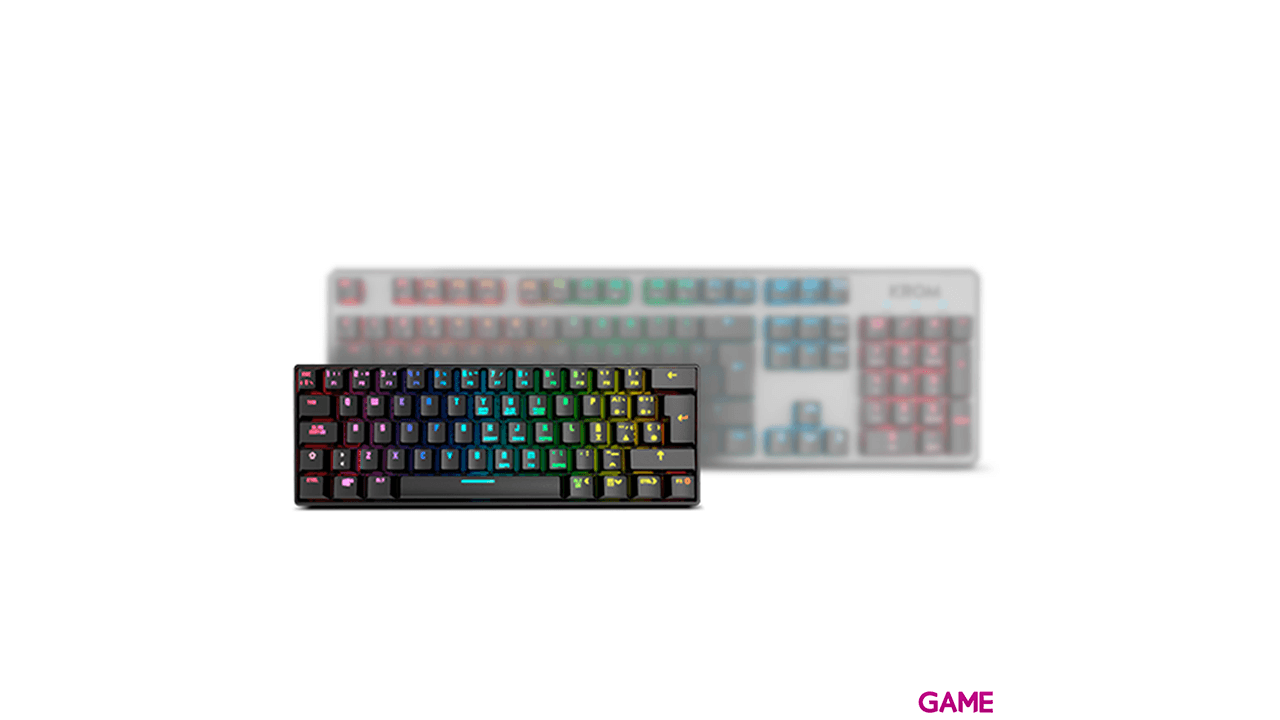 Krom Kluster RGB 60% Mecanico Bluetooth Spanish Layout - Teclado Gaming