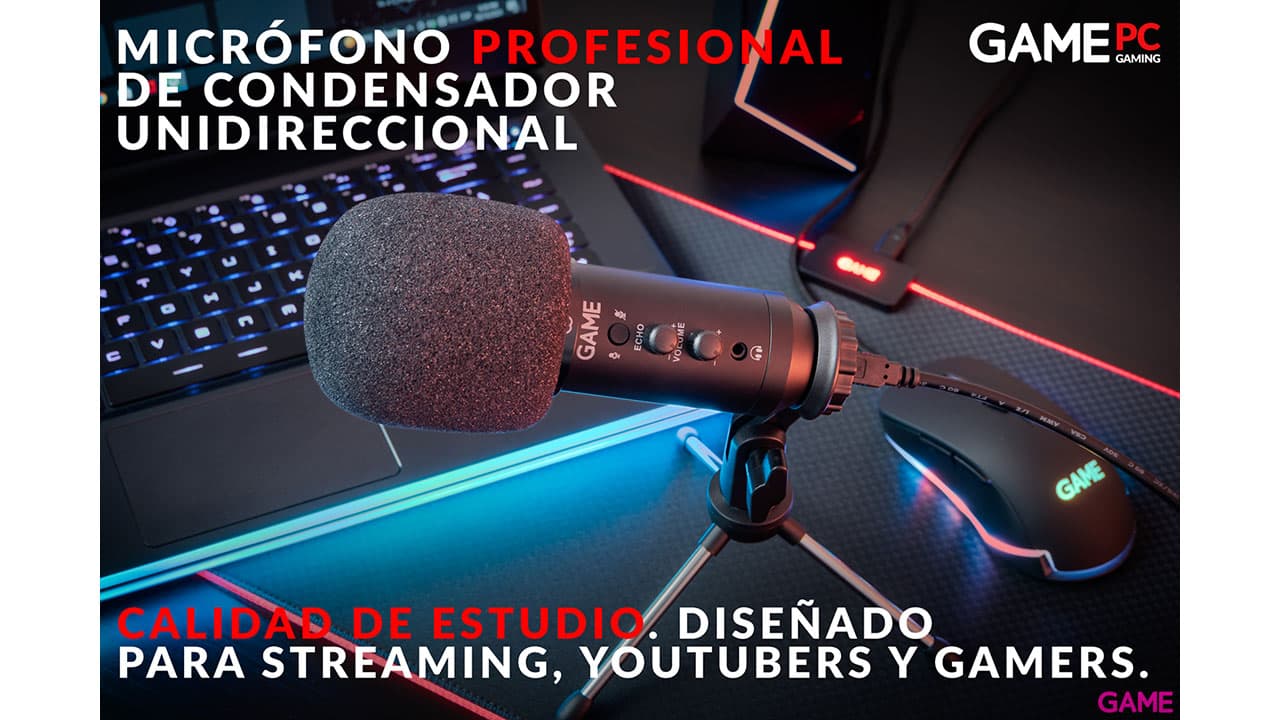 GAME MIC320 USB Advanced Streaming PC - Microfono Gaming