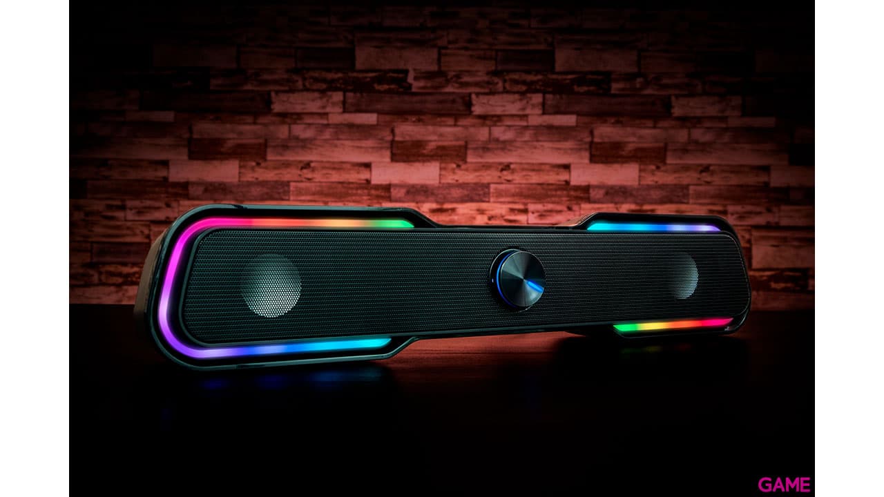 GAME SP320 Altavoces Barra de Sonido Gaming Bluetooth RGB