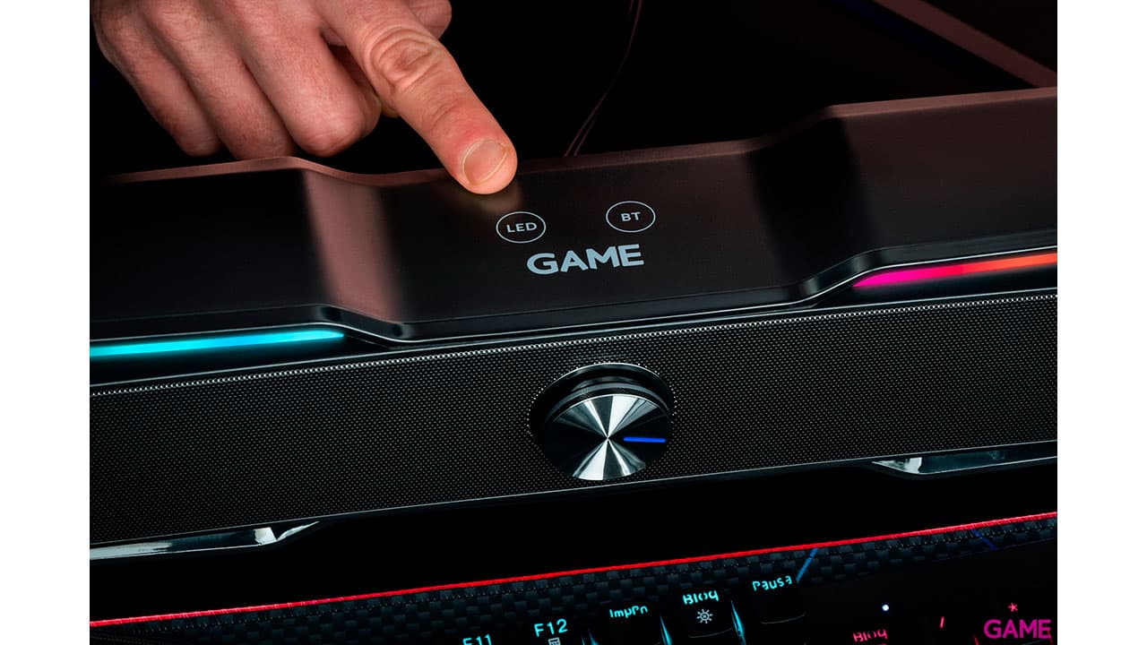 GAME SP320 Altavoces Barra de Sonido Gaming Bluetooth RGB