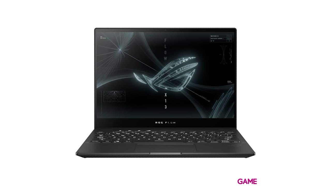 ASUS ROG Flow X13 GV301QH-K6069T - Ryzen 7 5800HS - GTX 1650 - 16GB -512GB SSD - 13,4´´ Tactil - W10 - Ordenador Portátil Gaming